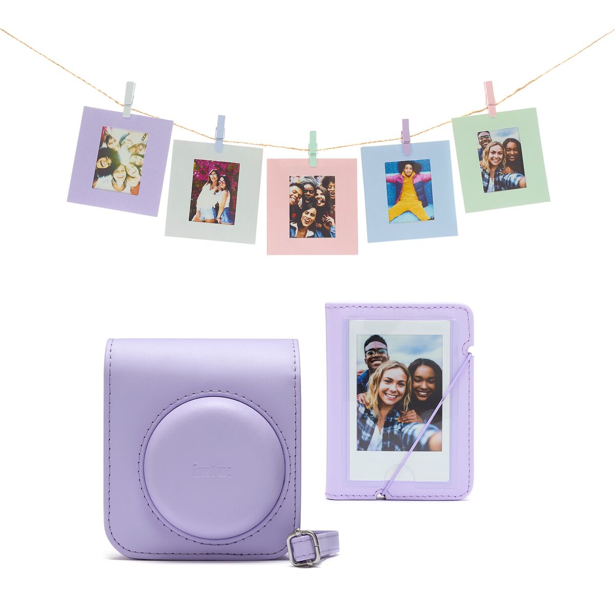 INSTAX MINI 12 Fylgihlutapakki - Fjólublátt