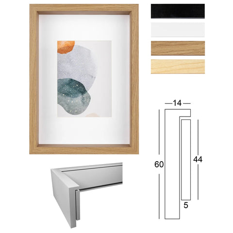 SHAPE 3D 50x50cm Eik