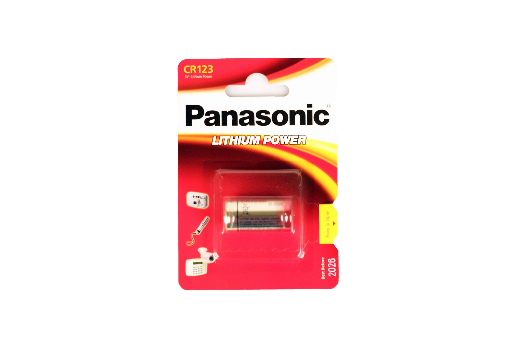 PANASONIC rafhlaða CR-123 Lithium 3v
