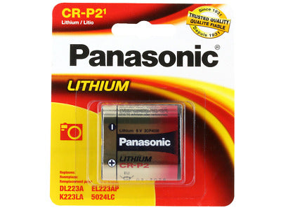 PANASONIC battery CRP2-P Lithium 6V
