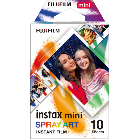 FUJIFILM Instax Mini Filmur, Spray Art