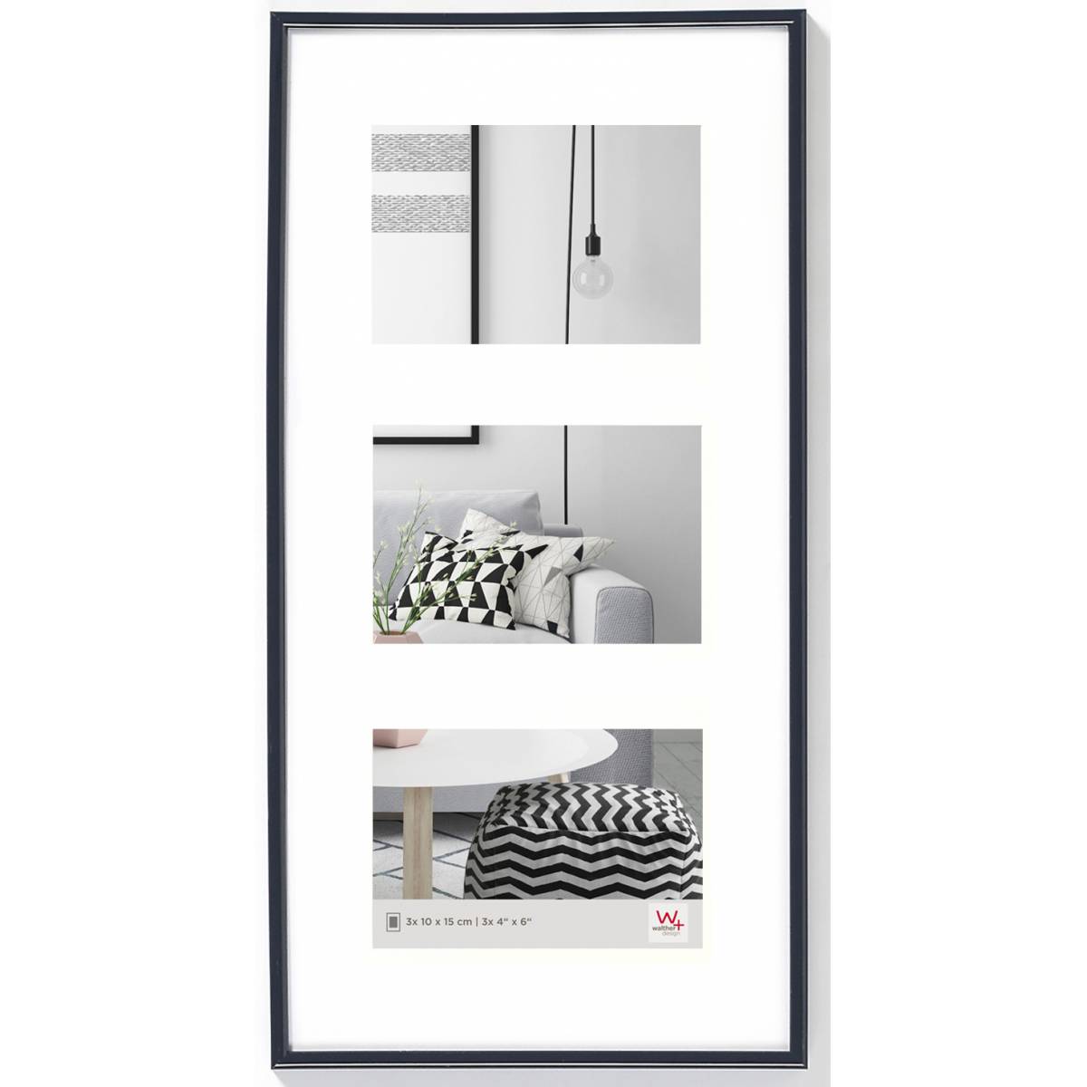 GALERIA 3x 10x15 SVARTUR - Til í verslun