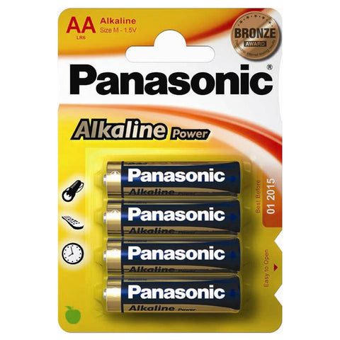 PANASONIC Rafhlaða LR06 (AA) Alkaline, 4 í pk.